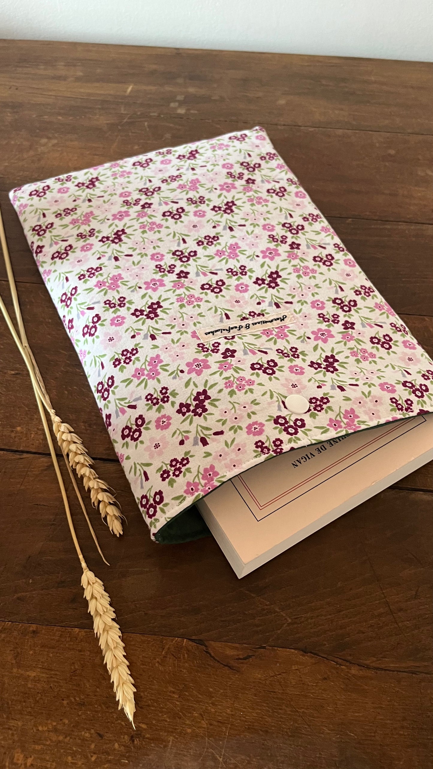 Pochette Livre tissu broché/liseuse 🇫🇷