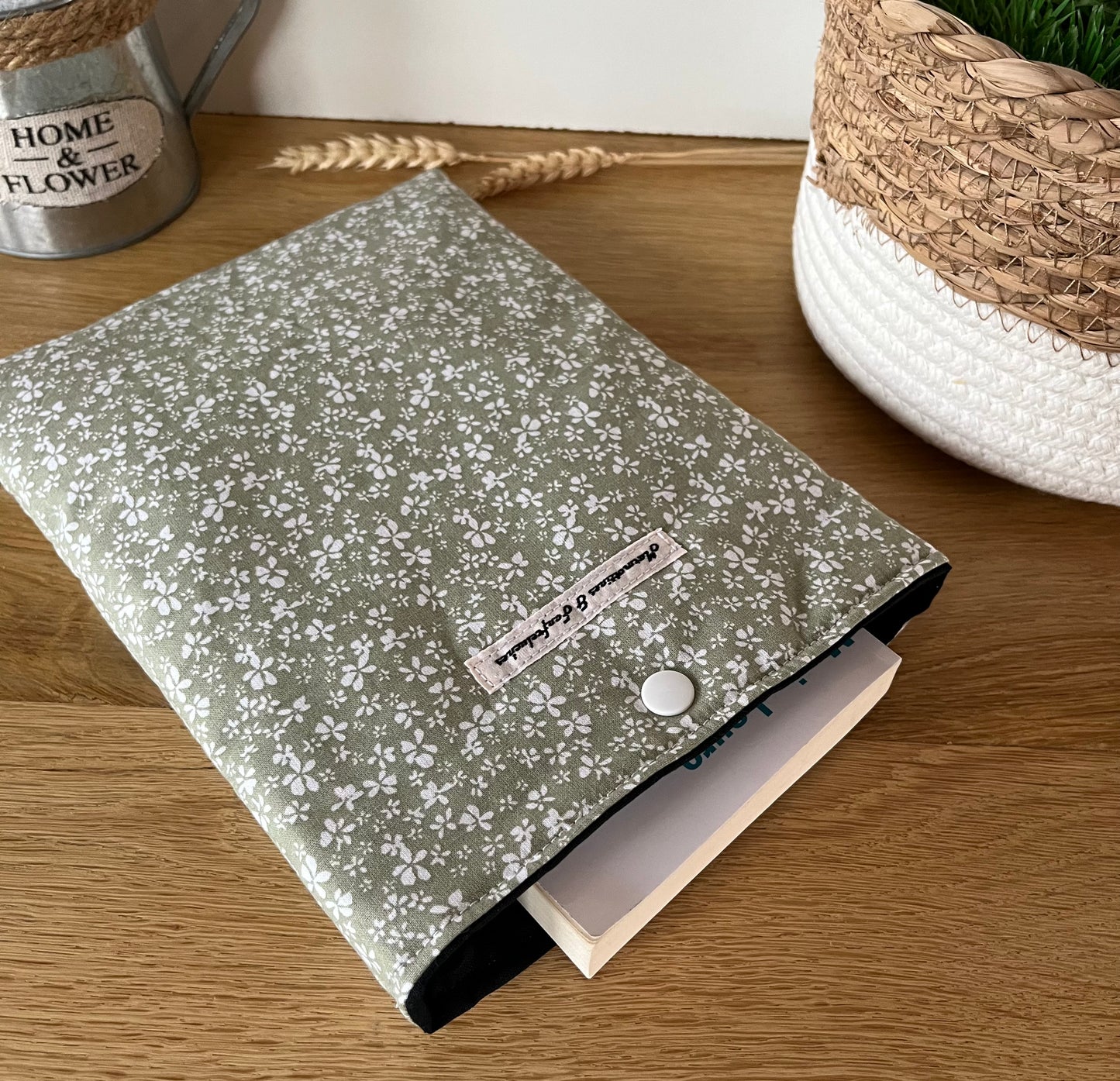 Pochette Livre de poche tissu