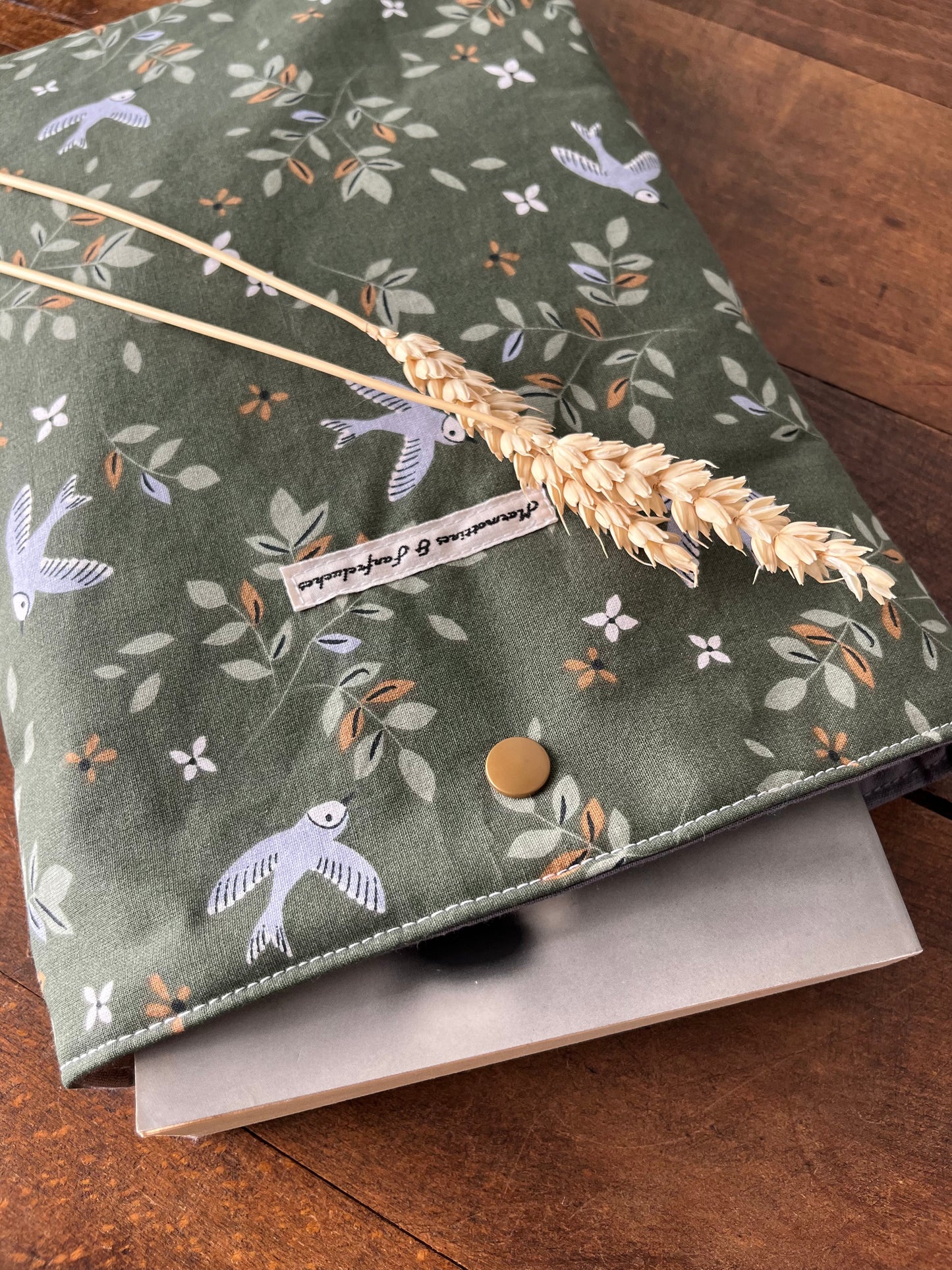 Pochette Livre tissu broché/liseuse 🇫🇷