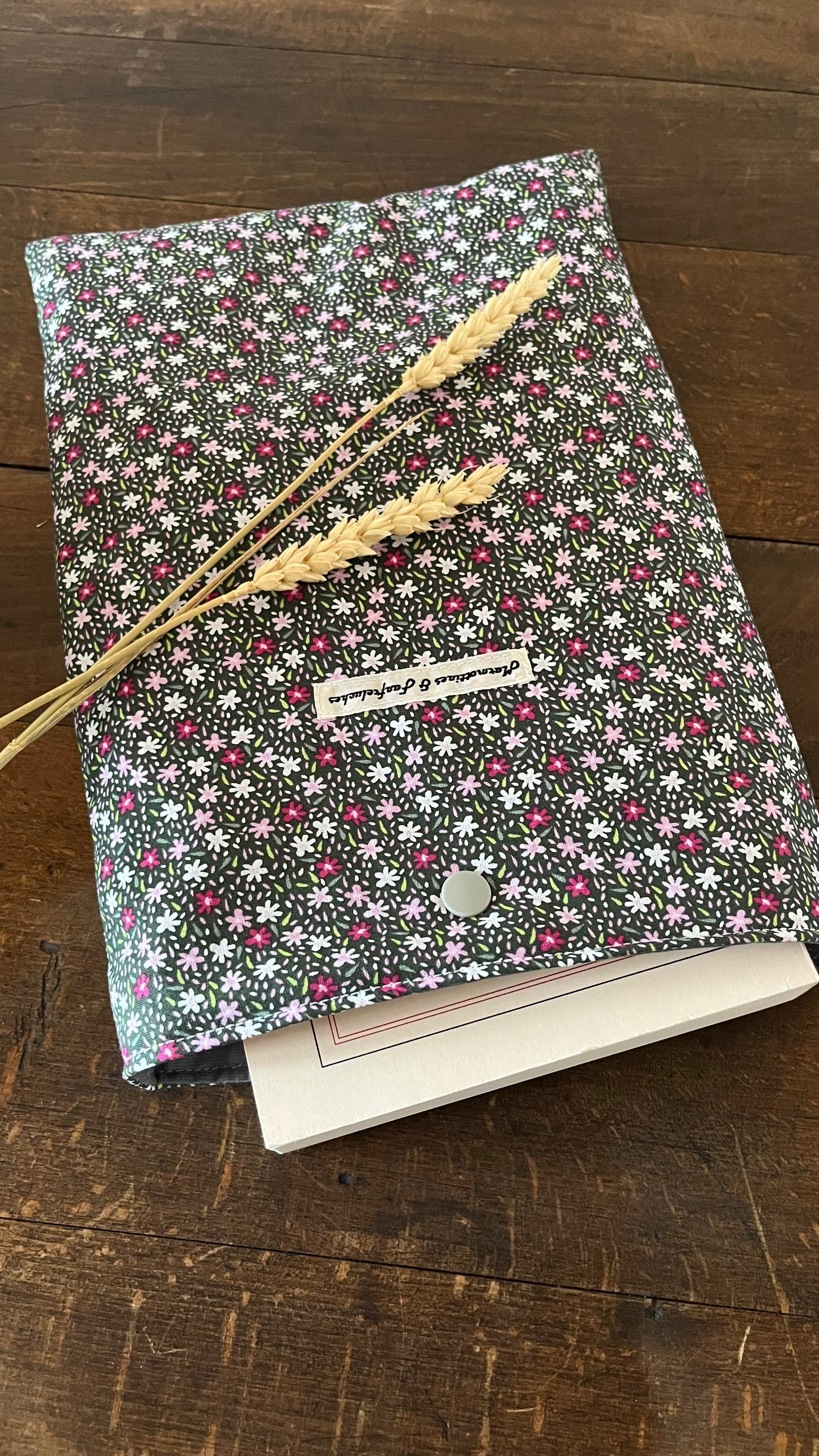 Pochette Livre tissu broché/liseuse 🇫🇷