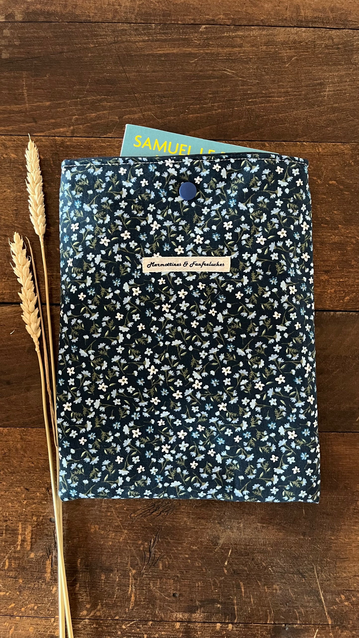 Pochette Livre de poche tissu