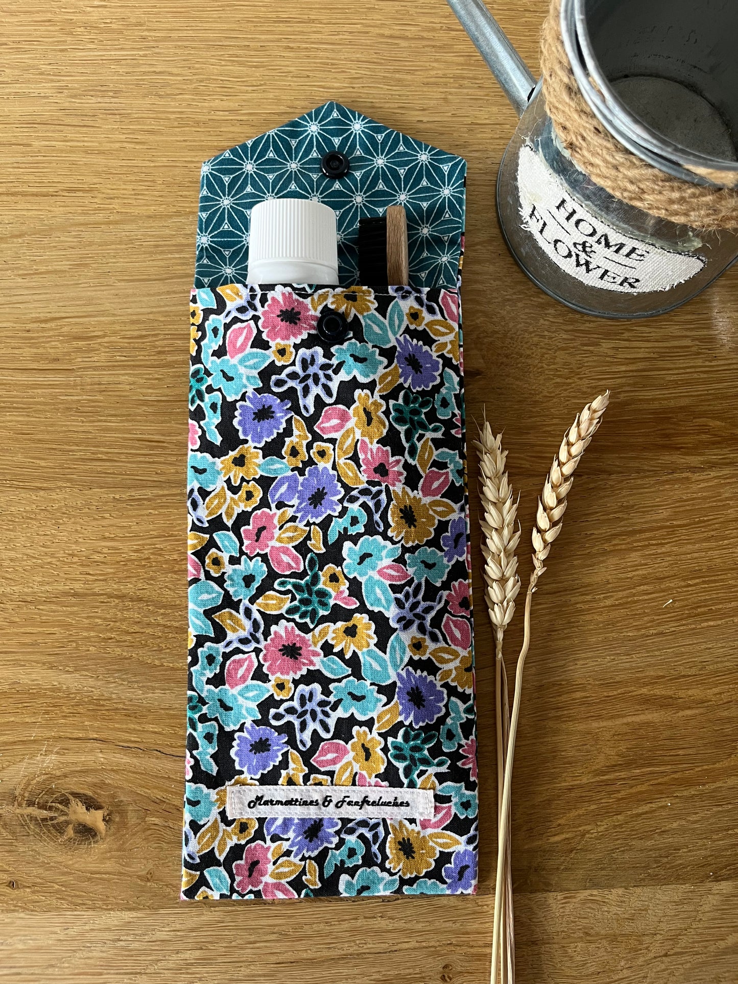 Pochette à brosse à dents fait main