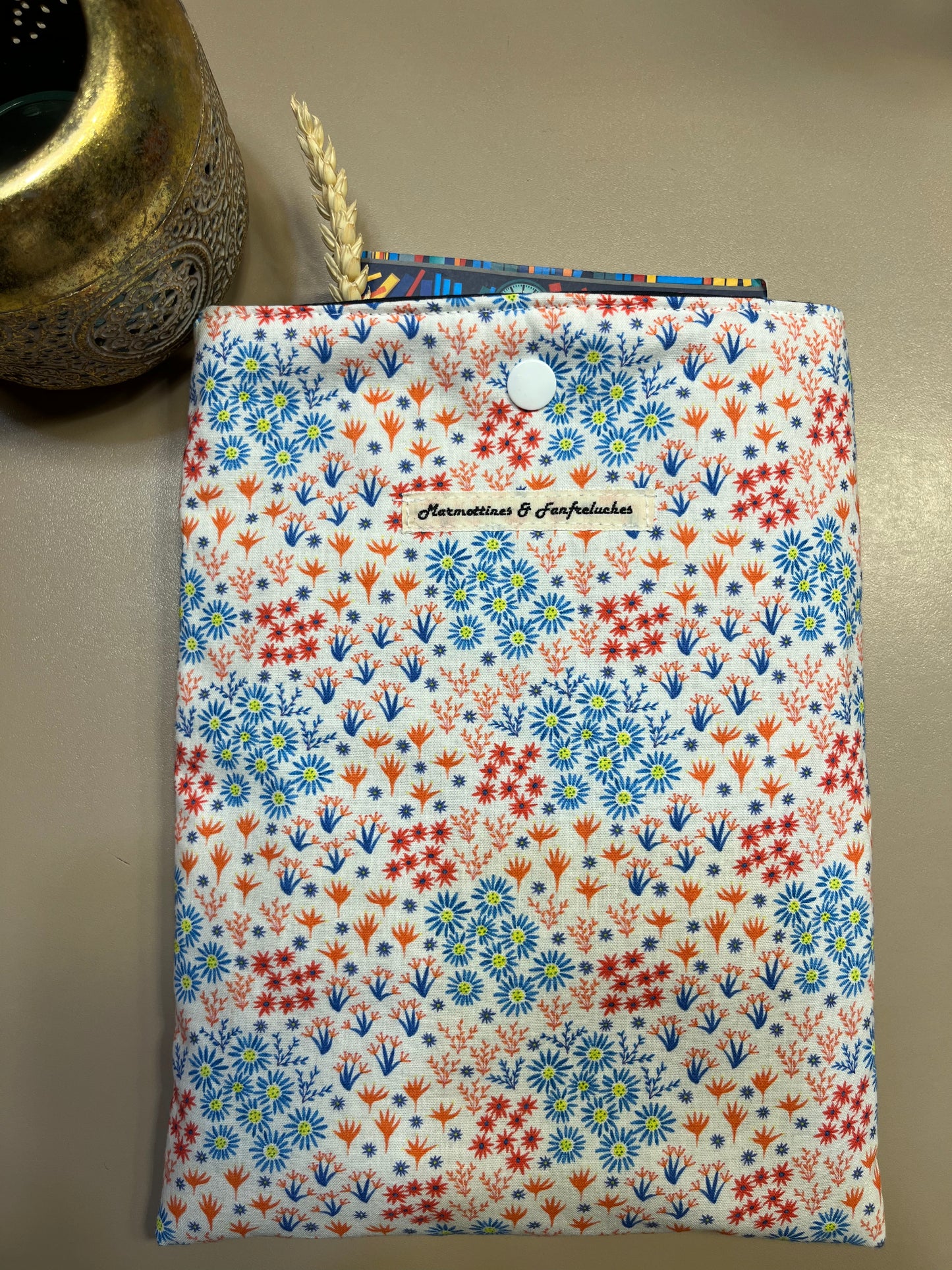 Pochette Livre de poche tissu