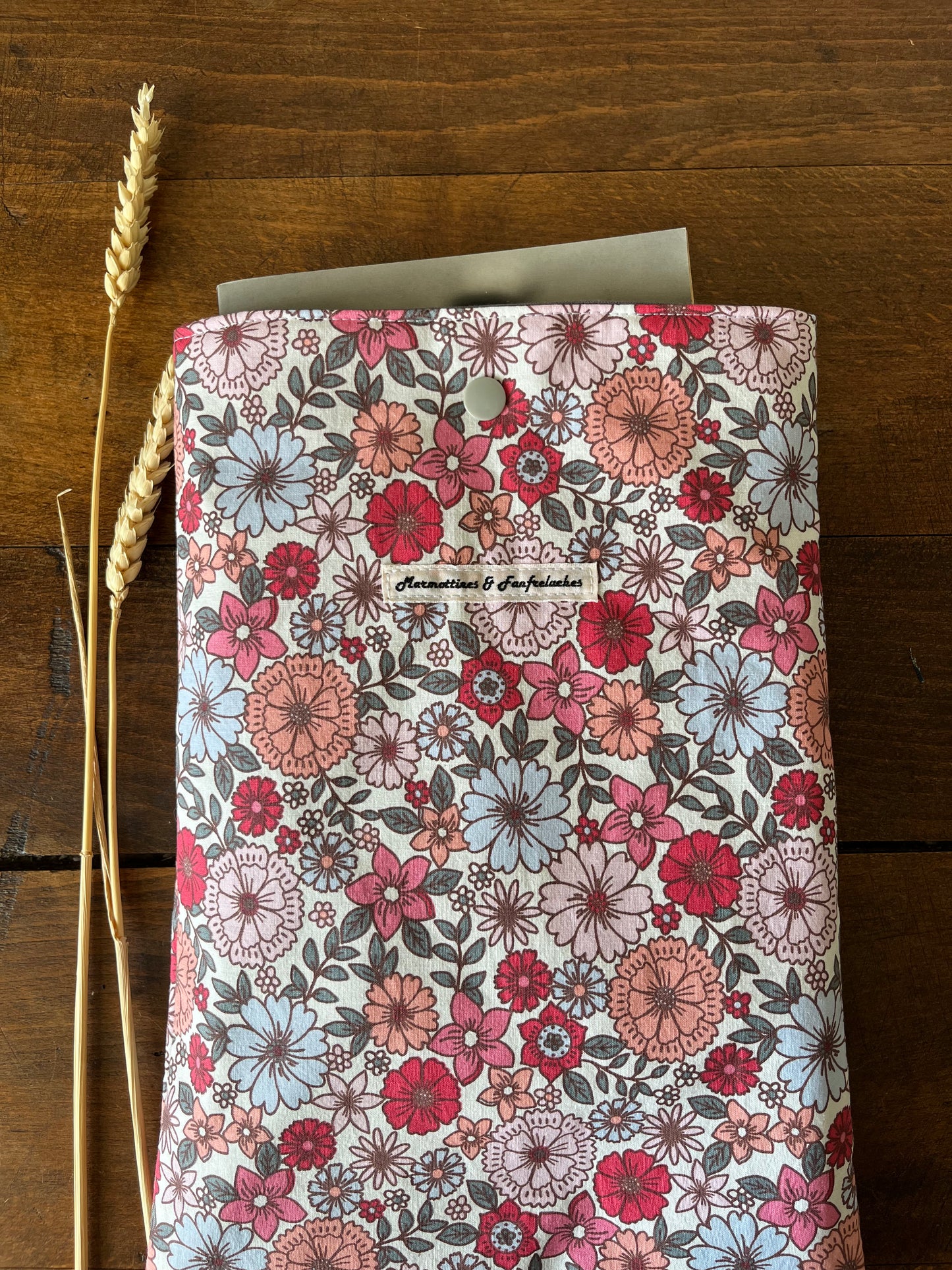 Pochette Livre tissu broché/liseuse 🇫🇷