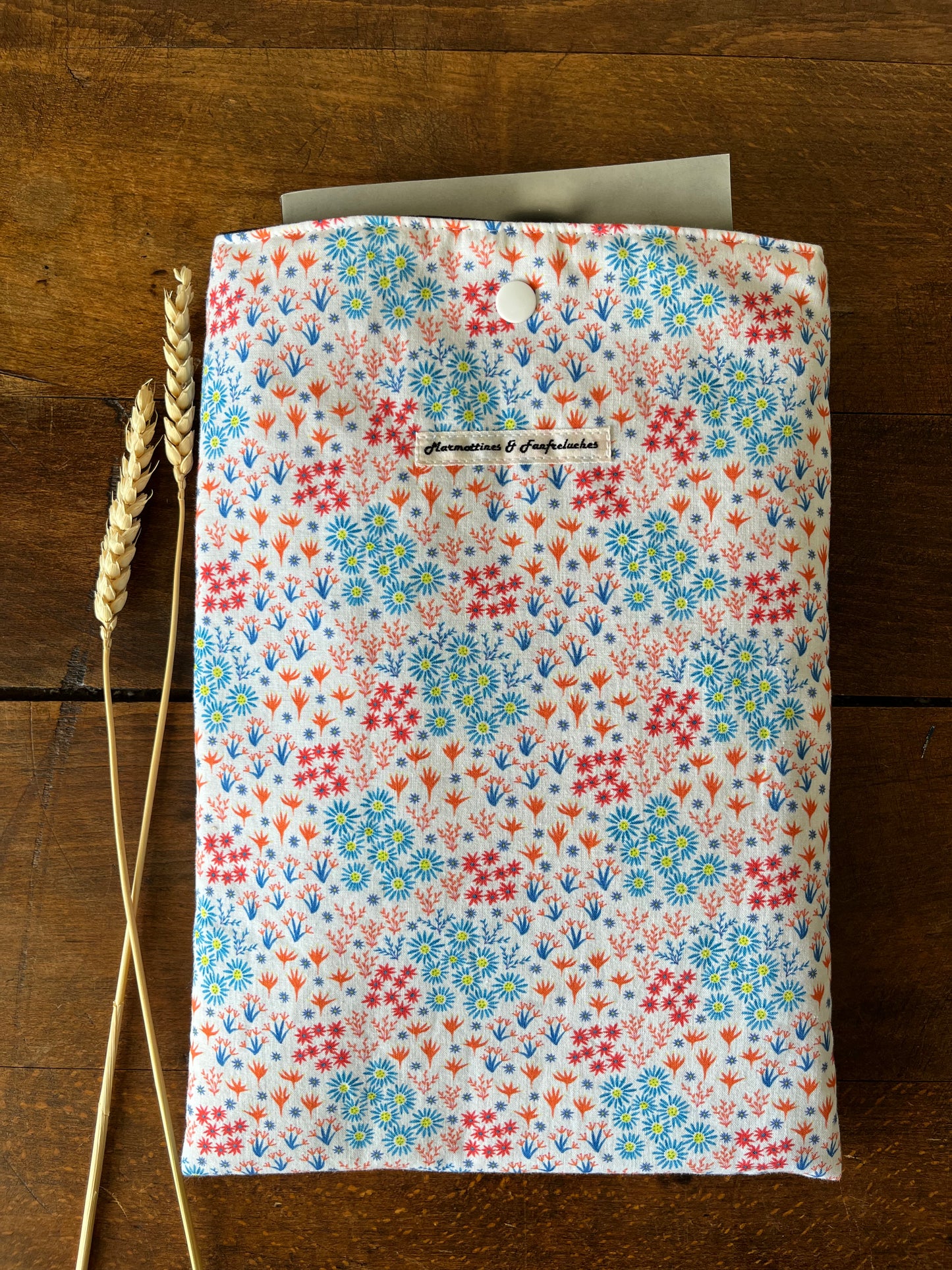 Pochette Livre tissu broché/liseuse 🇫🇷