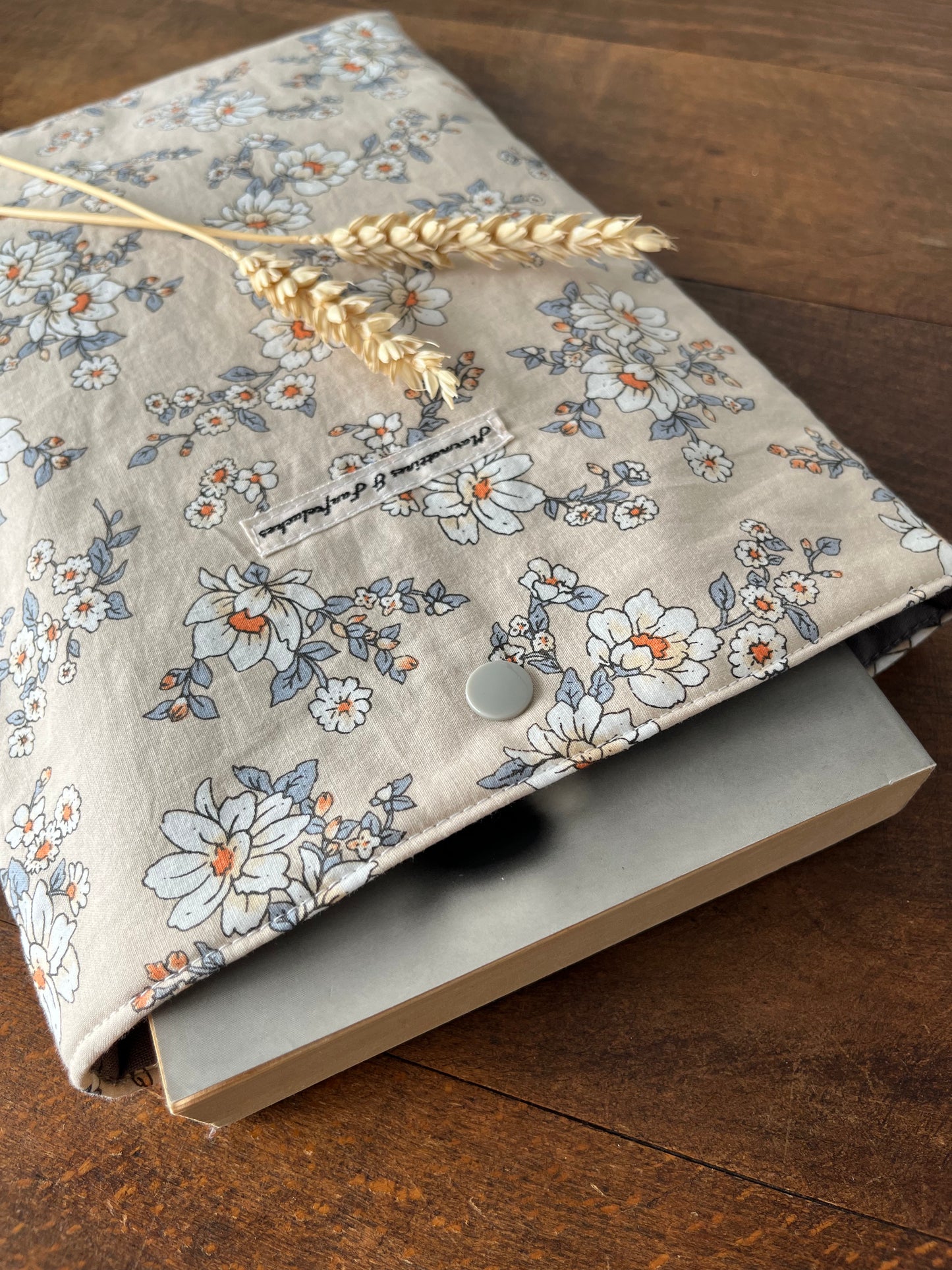 Pochette Livre tissu broché/liseuse 🇫🇷