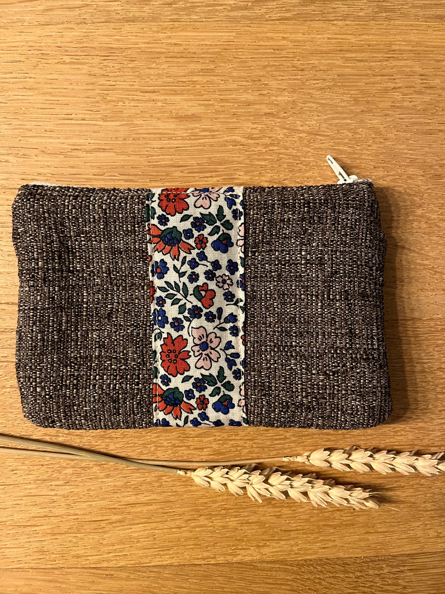 porte monnaie en tissu et doublé
