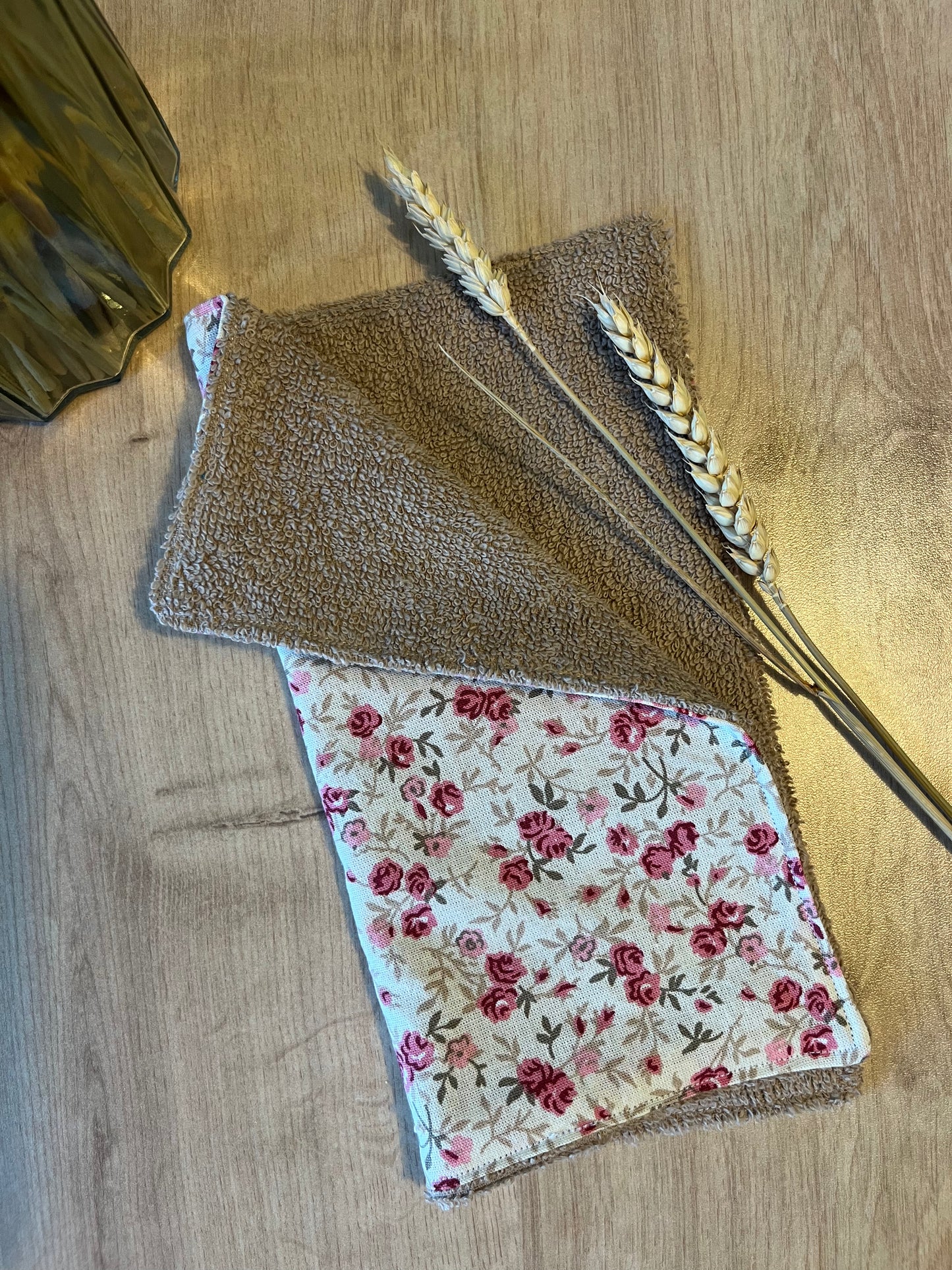 Essuie tout lavable éponge et tissu zero dechet