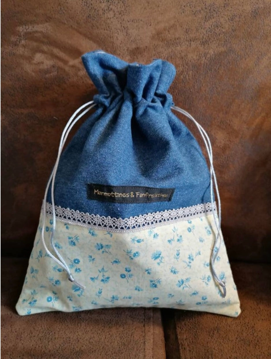 Sac liens coulissants lingerie médicaments collants chaussettes