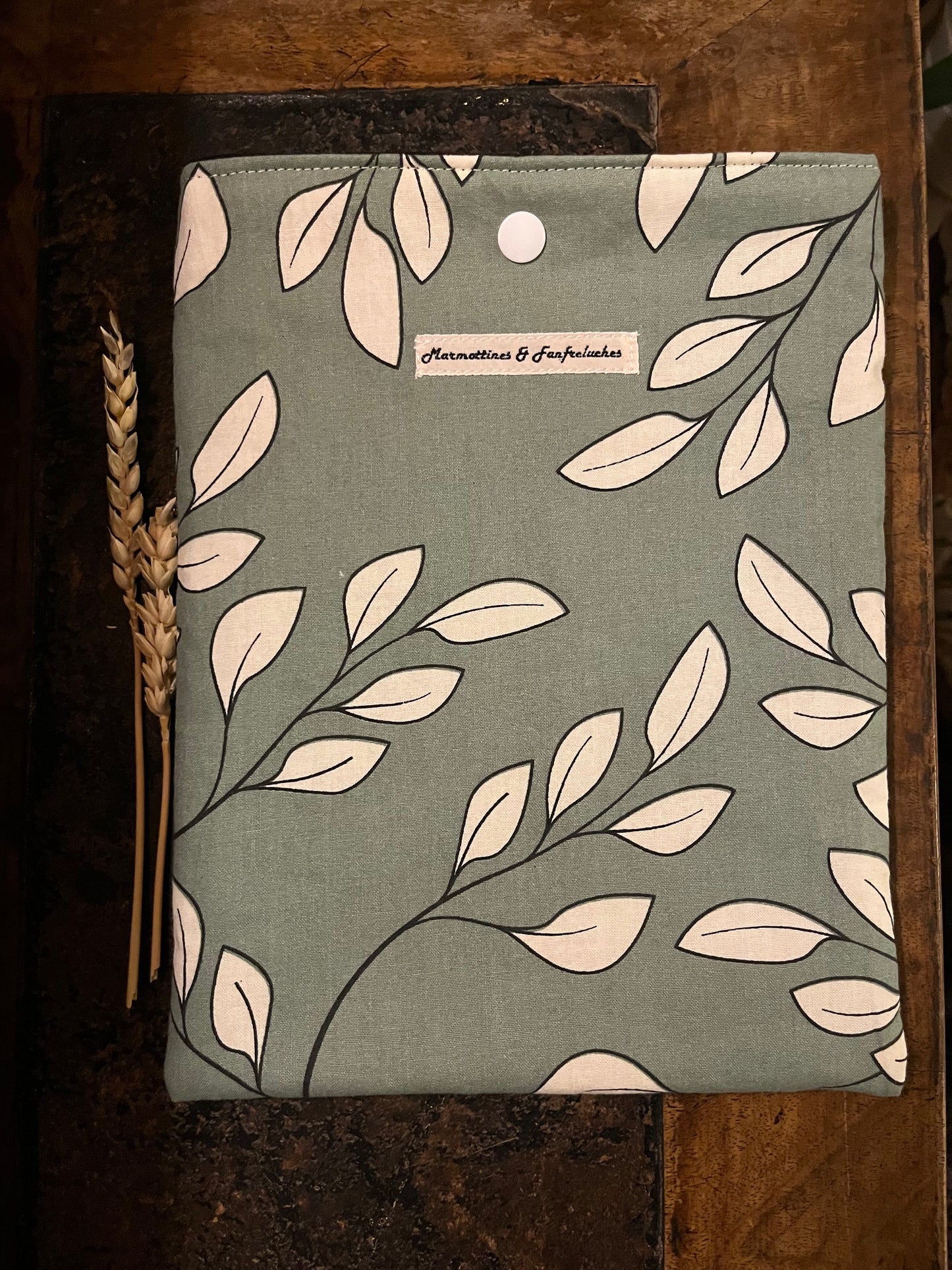 Pochette Livre de poche tissu made in France